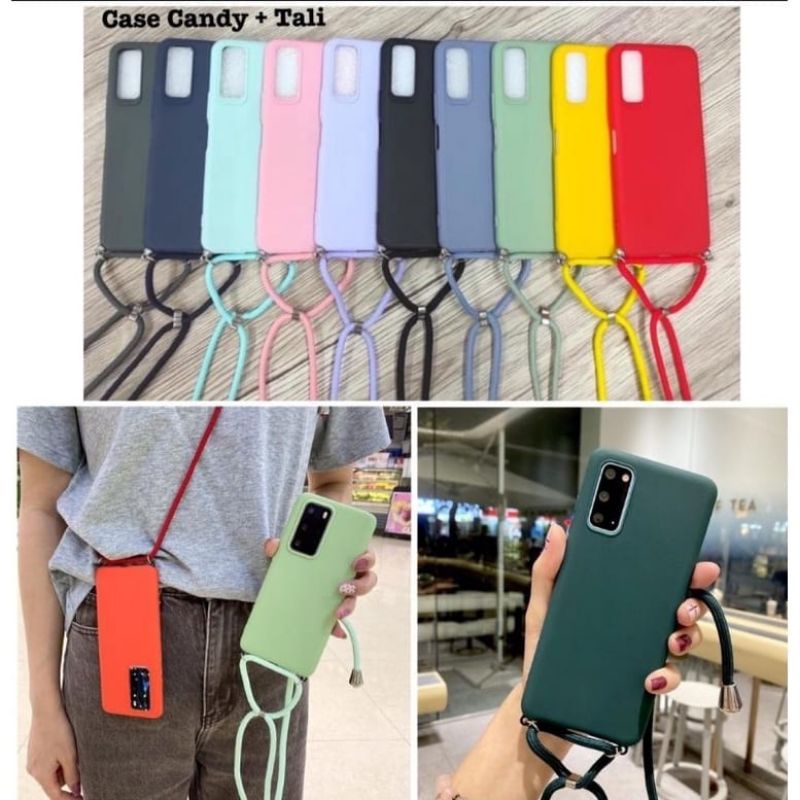 Case Redmi 9C Note 10 9A  Note 9 Note 9Pro 9T M3  Note 10 Pro Soft Case+Tali