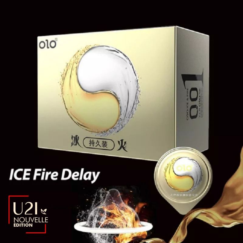u2i Kondom Yin Yang Ice Fire olo 0.01 Super Thin & Soft