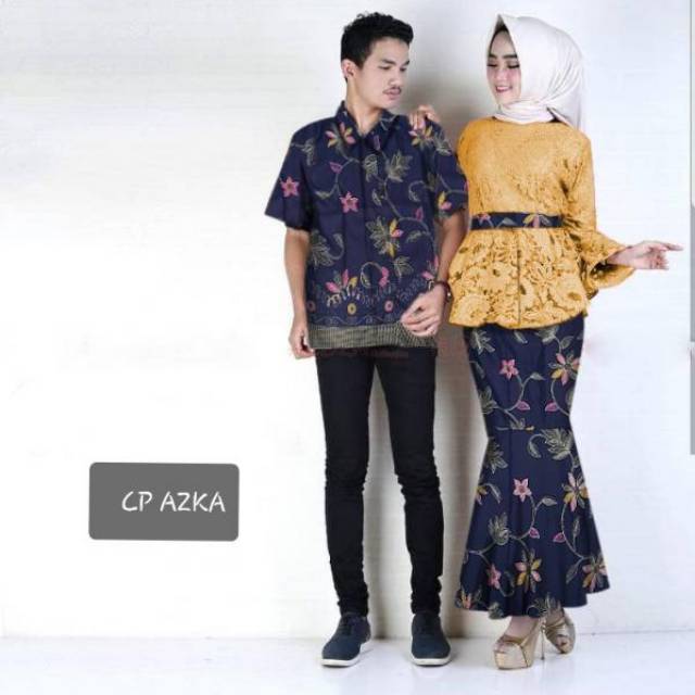Batik Couple / Baju Pesta Couple / Couple Batik Rok Duyung