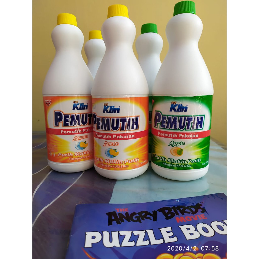so klin pemutih 1000ml / 1L - lemon