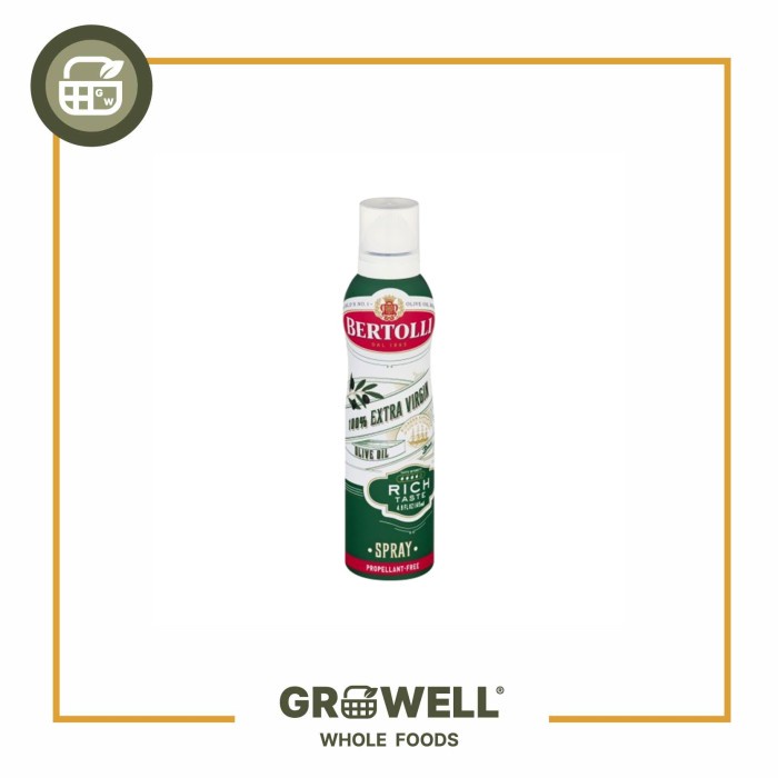 

Bertolli Ext Virgin Olive Oil Spray 145M