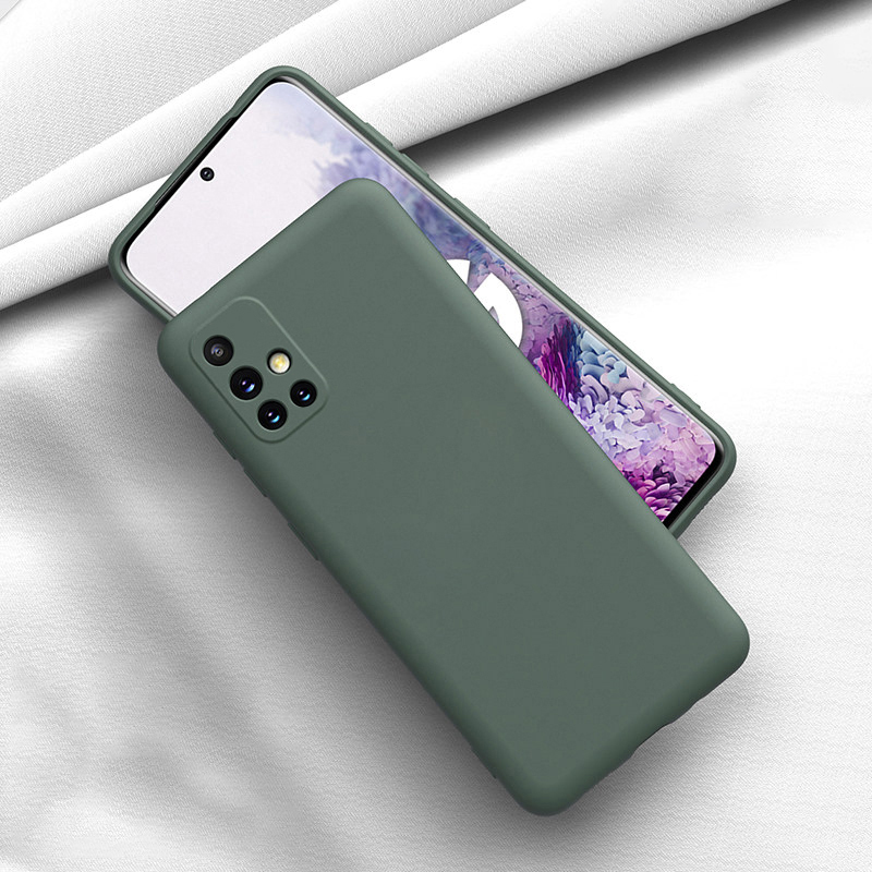 Case Bahan Silikon Warna Permen Untuk Samsung Galaxy M53 M33 M23 M51 M31 M11