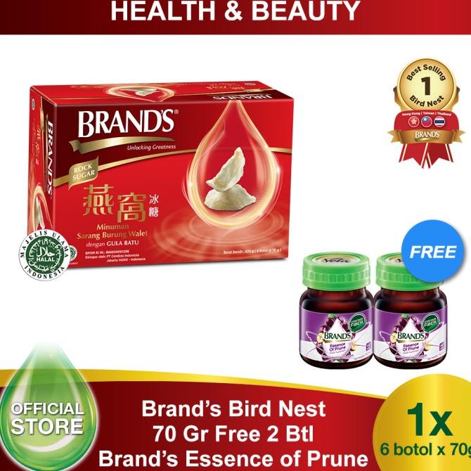 

Brand's Bird's Nest 70 Gr Free 2 Botol Prune ---Terbaru---