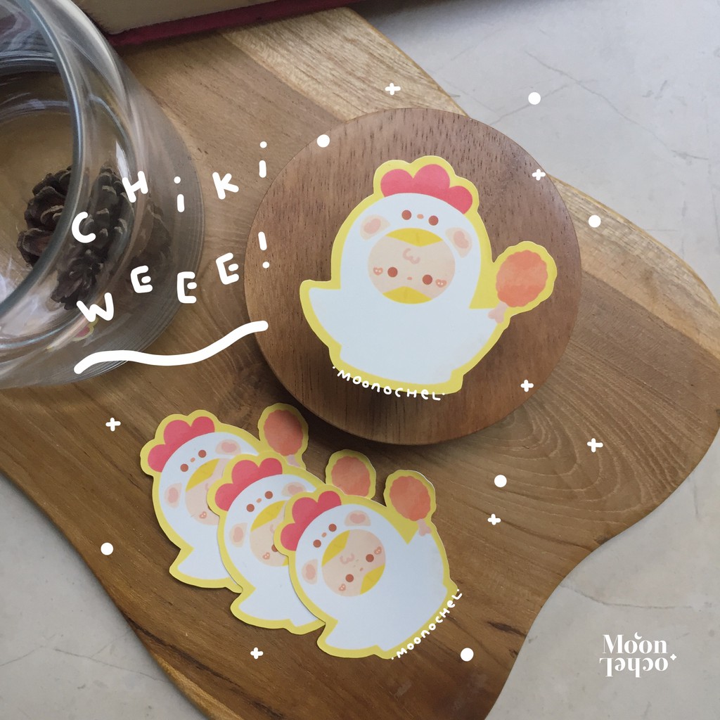 

Sticker Flake Chiki Wee! - by Moon Ochel