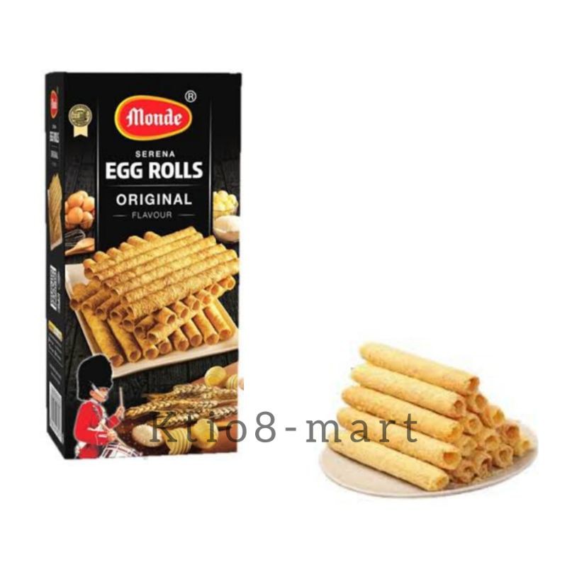 

Monde Serena Egg Roll Original 168gr/berbentuk roll/cookies