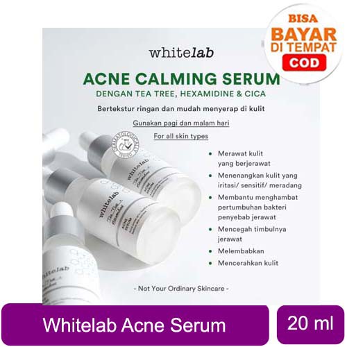 [FREE GIFT] WHITELAB ACNE CALMING SERUM &amp; BRIGHTENING FACE SERUM 20 ML