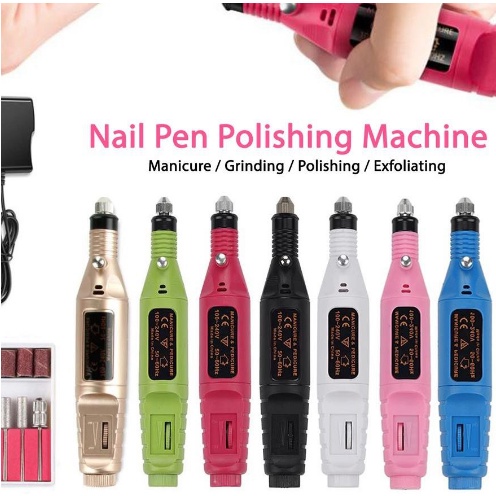 Bor Mini / Alat Ukir Grafir / Gerinda Listrik Mini /Pedicure Manicure Machine Set /  Pen Ukir/Perangkat kuku listrik