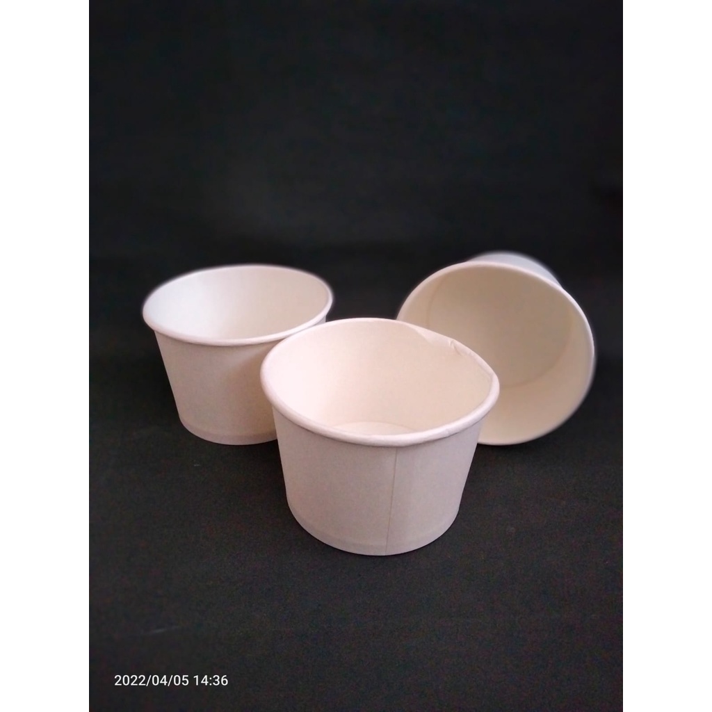 Paper Bowl / Rice Bowl / Mangkuk Kertas 500 ml Tanpa Tutup / Lid Tahan Panas Anti Bocor Food Grade