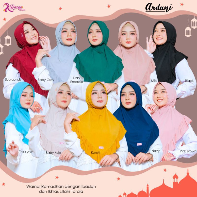 Bergo Ardani by Razqa hijab