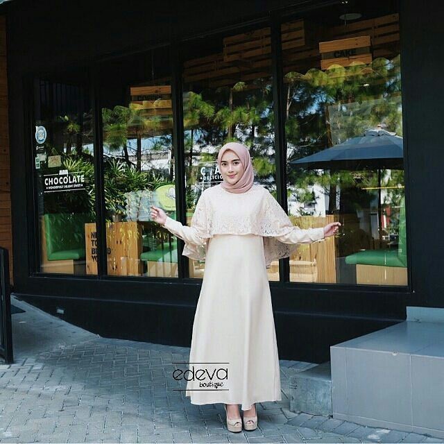 Ns FC Najibah Gamis Syar'i asdf Putih Benhur Abu Toska 