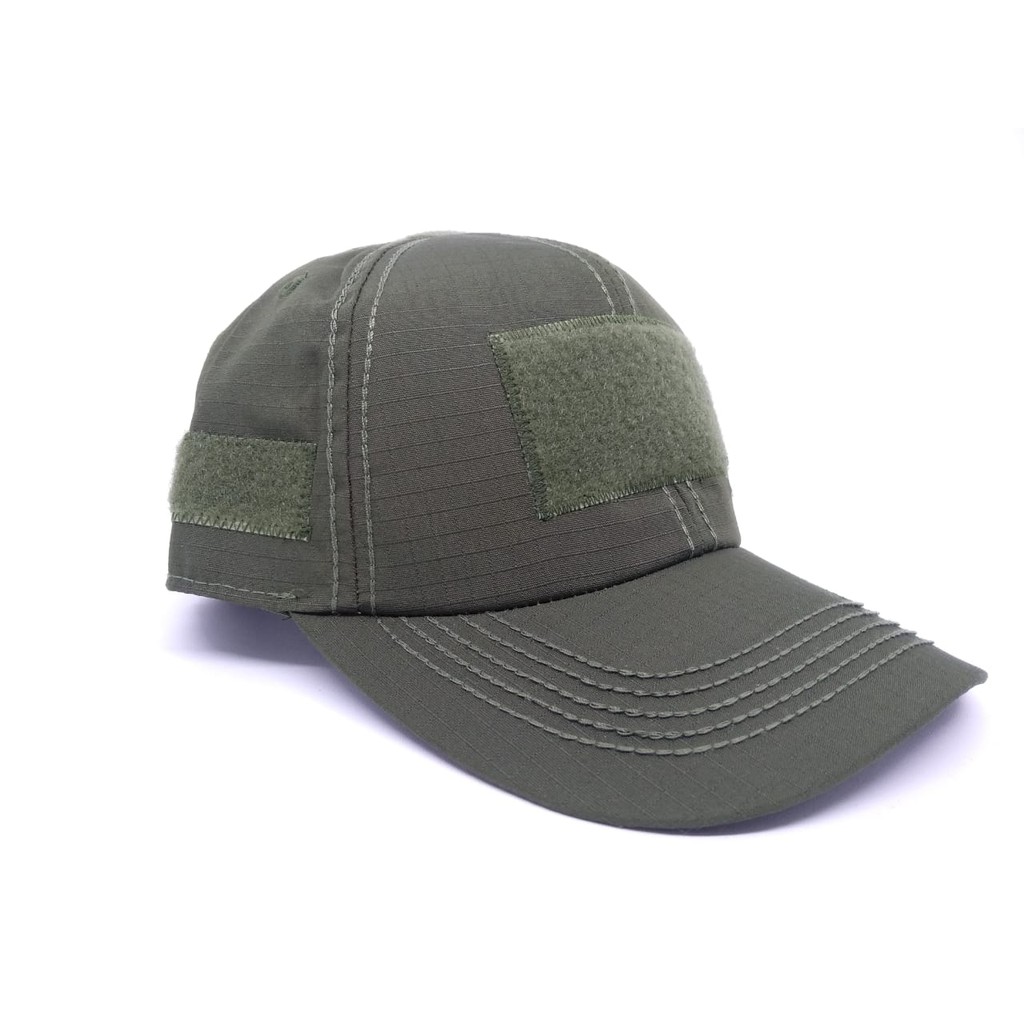 TOPI PRIA TOPI TACTICAL VELCRO ARMY