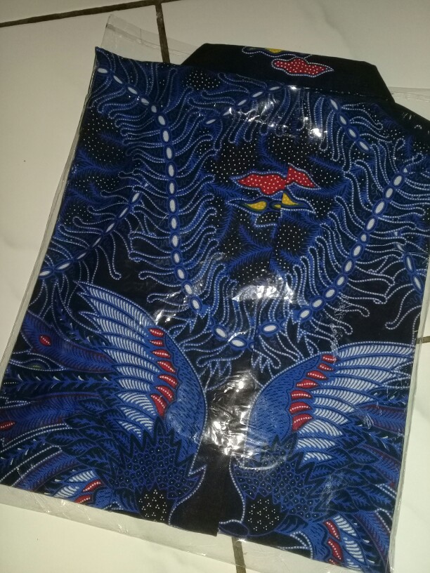 Batik Couple Keluarga - Couple Batik Indonesia Sarimbit Gamis Familly Set Hrb026 Batik Putra Hadi