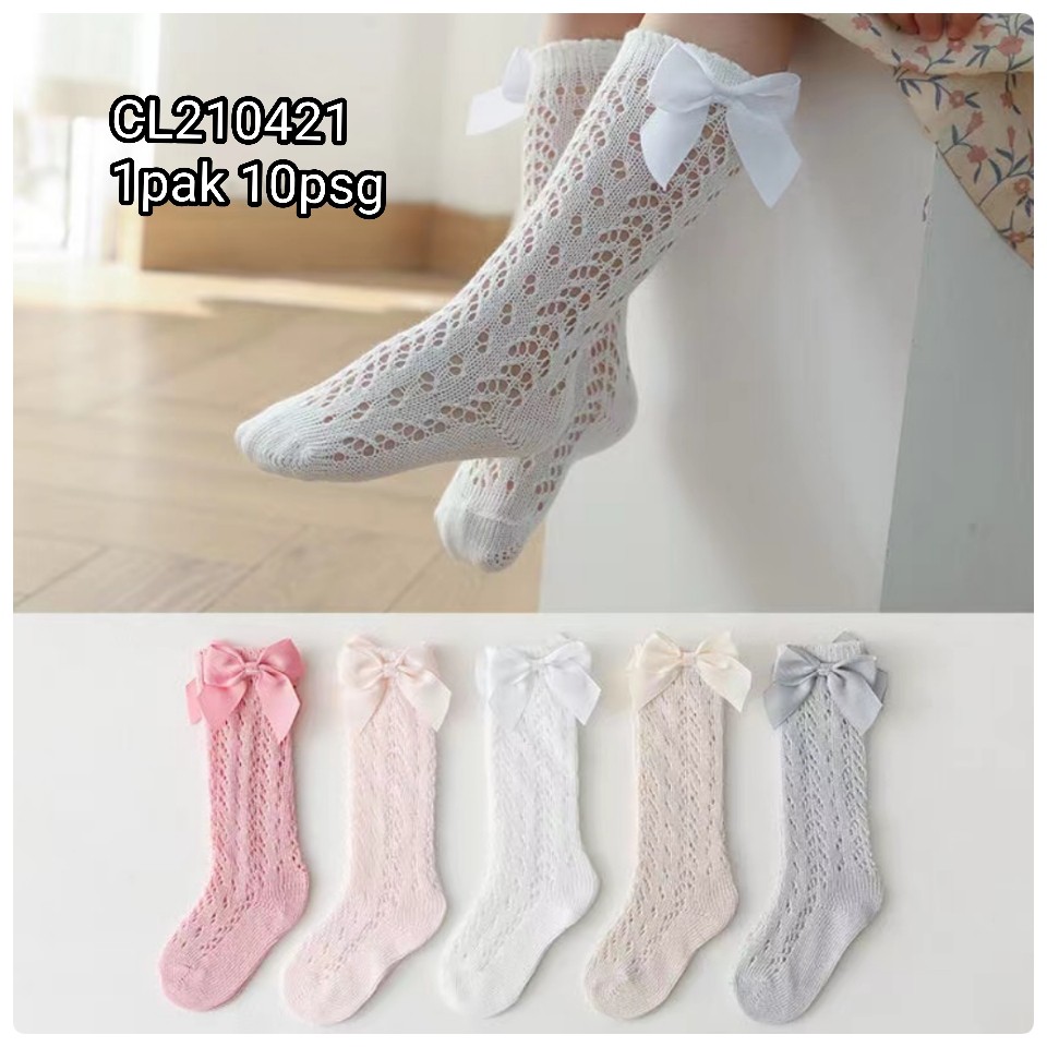 Catell Love Kaos kaki panjang - Kaos kaki bayi lucu CL210241 Pita/CL210417