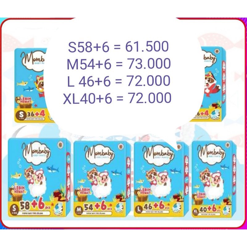 Popok Bayi / Pampers Mombaby