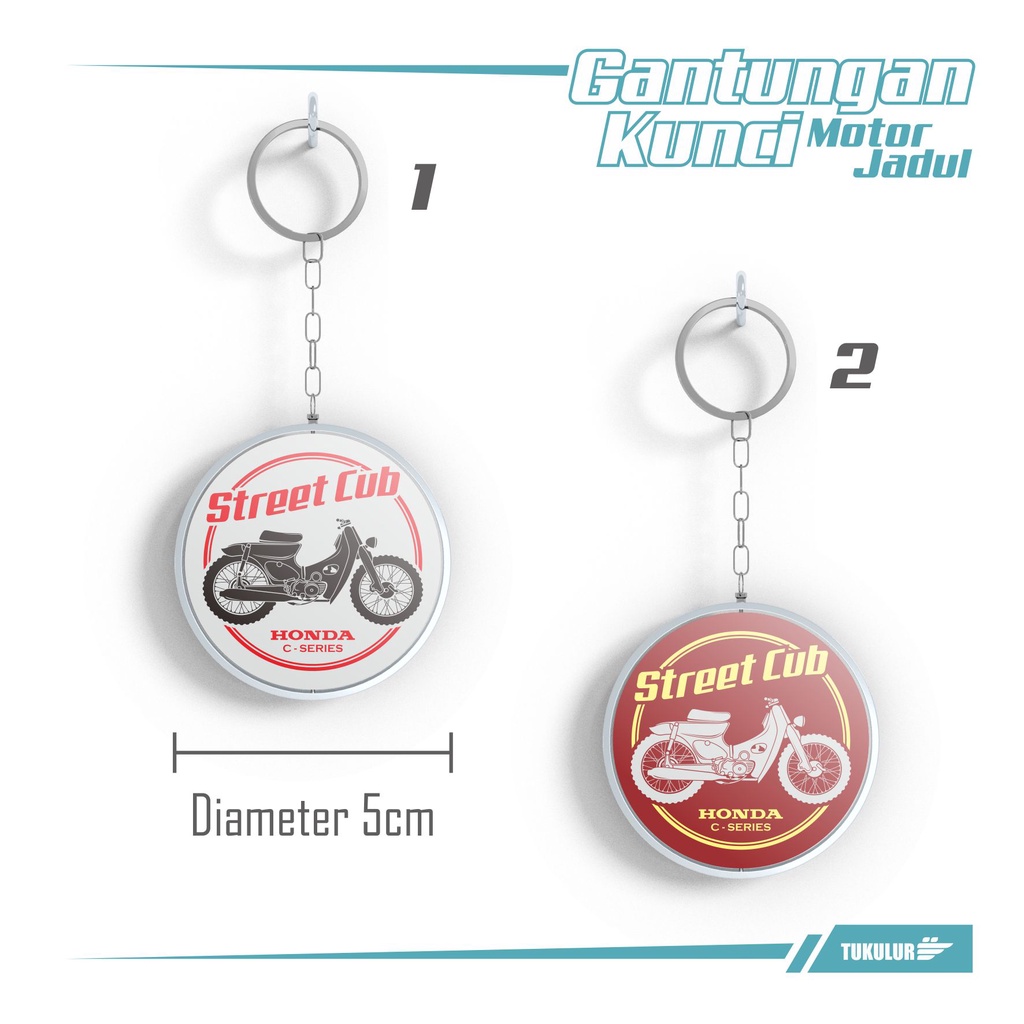 GANTUNGAN KUNCI MOTOR JADUL HONDA C70 STREETCUB 05