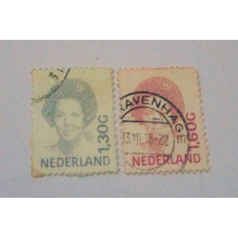 

Perangko Belanda 1991 set Queen Beatrix new values