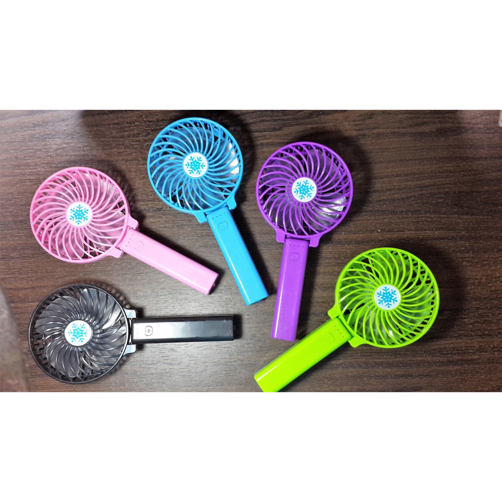 Trend-Handy Mini fan Kipas Angin Portable 2 in 1 Bisa di lipat dan genggam