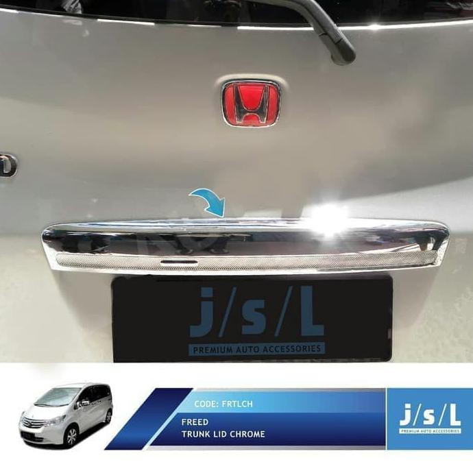 Trunk lid honda freed / lis chrome belakang freed