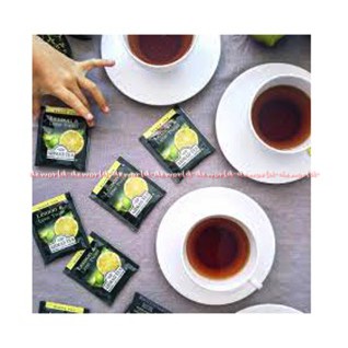 Ahmad Tea Lemon &amp; Lime Cold Brew Iced Tea 20bag Lemon Tea Ahmadtea Teh Rasa Lemon Jeruk Nipis Black Tea Teh Hitam