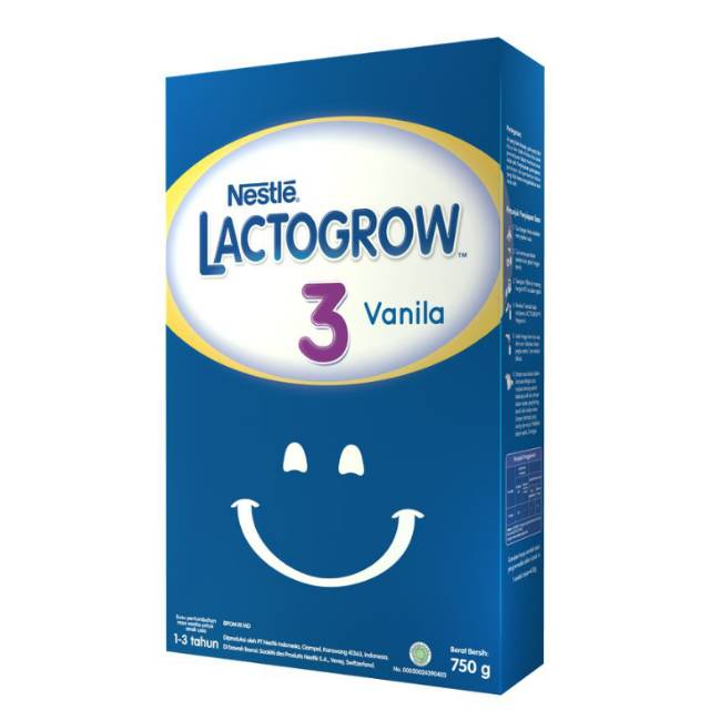 

Lactogrow 3 Susu Pertumbuhan Vanila 750G