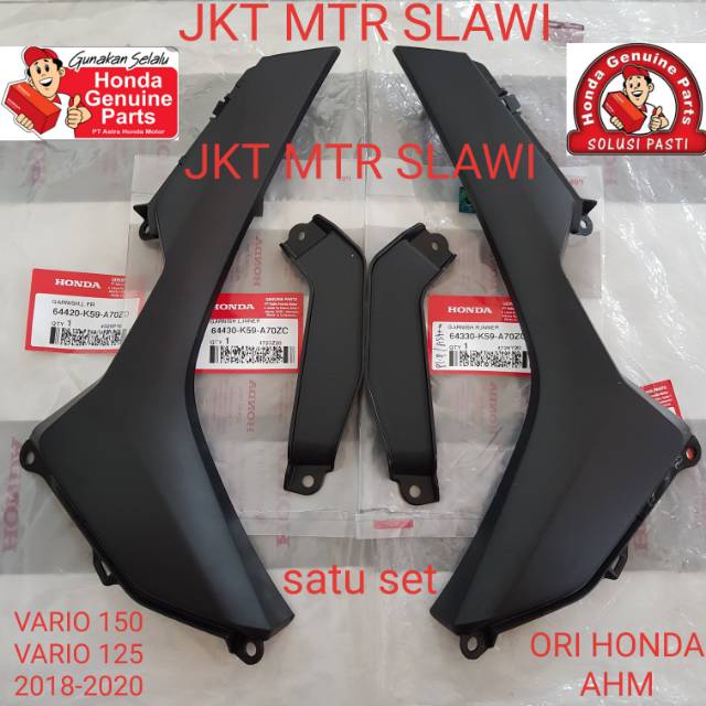 garnish vario 150 vario 125 2018 - 2020 ori honda ahm asli honda