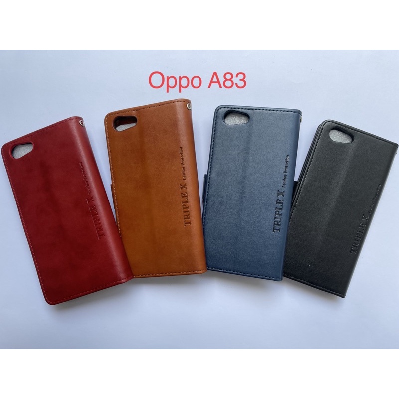 Leather Wallet Flip New Oppo A83