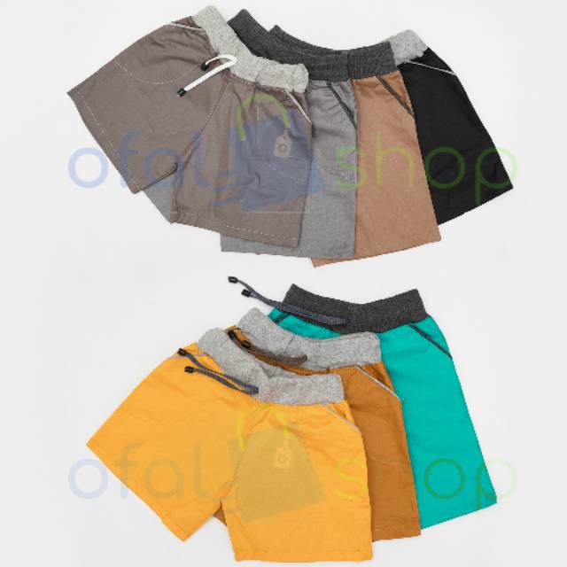 Celana pendek ofal anak bayi murah kualitas bagus size S M L