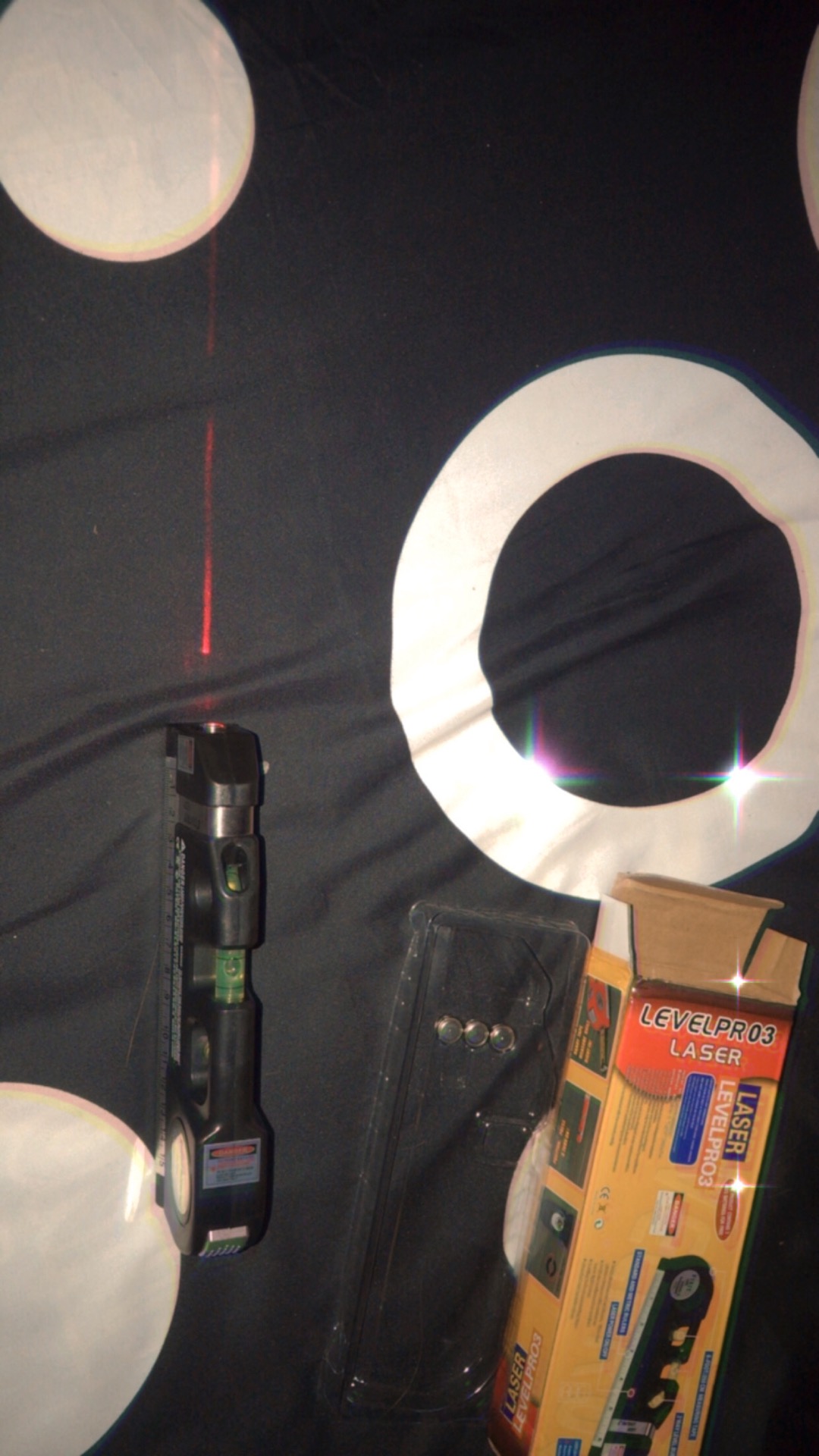 Alat Ukur Penggaris Laser Waterpass Meteran Laser Manual Fixit Level Pro3 250cm