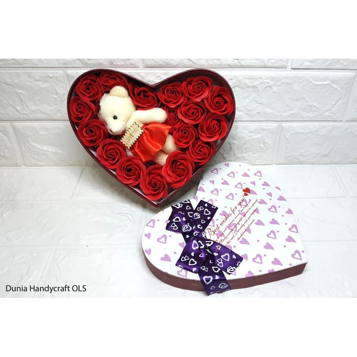 

Kotak Kado Bunga Valentine Love Souvenir Anniversary Murah Kotak