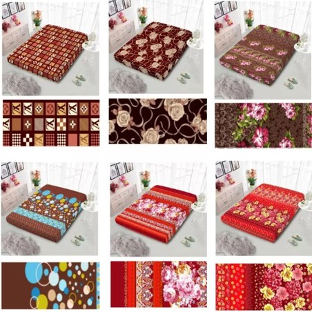 Sprei Resleting Sarung Kasur Busa Uk 90x200Cm 120x200Cm 100x200Cm 160x200 Cm 180x200Cm
