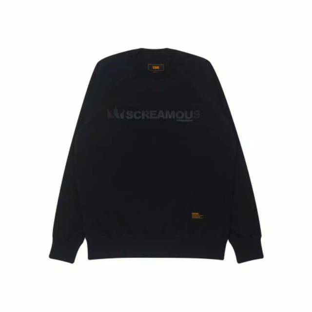 Screamous CREWNECK SWEATER LEGEND BLACK ON BLACK Original