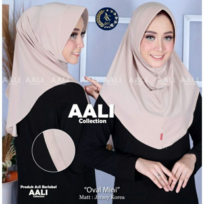 AALI COLLECTION KERUDUNG JILBAB HIJAB BERGO OVAL MINI BEST SELLER