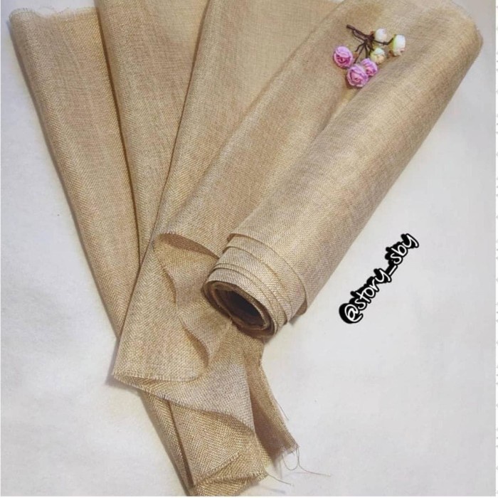 Kain Goni - [1 Roll = 10 Yard] 50Cm Kain Goni Putih / Kain Goni Halus