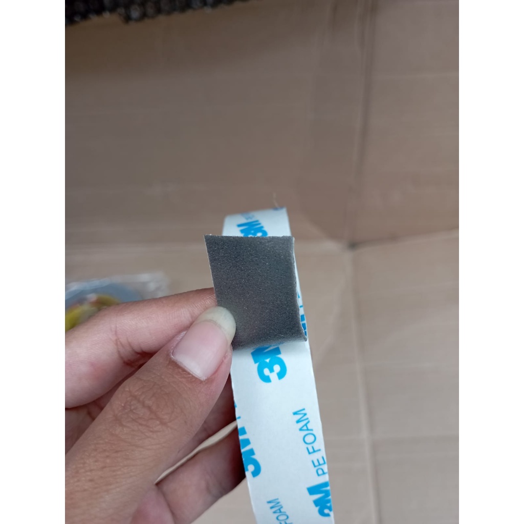 DOUBLE TAPE / LEM BOLAK BALIK PUTIH 2CM 3M PE POEM TAPE