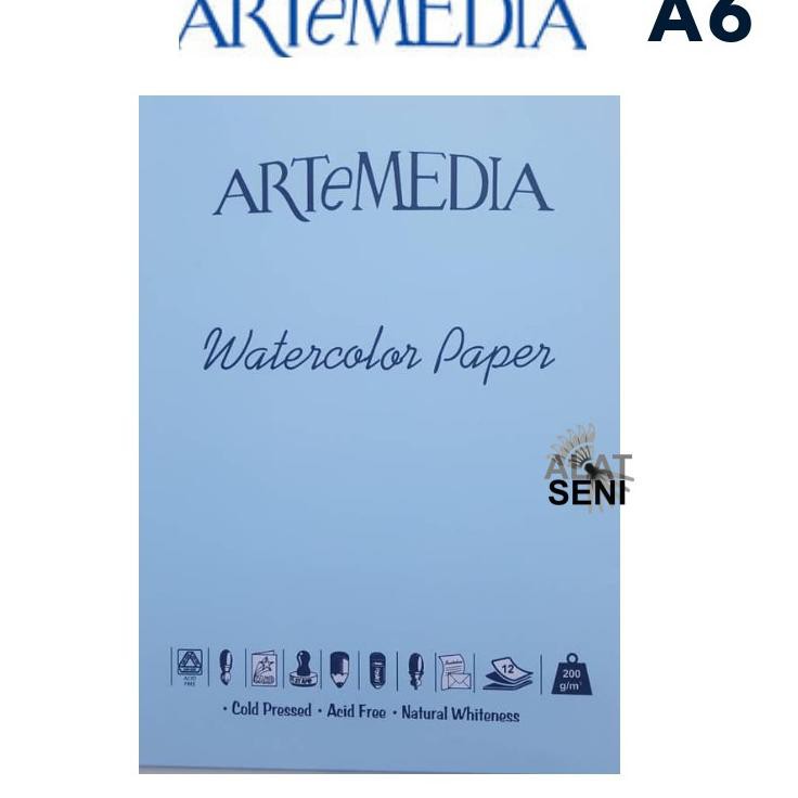 

Stock Banyak NACG0 ARTeMEDIA Watercolor Paper A6 , A5 , A4 / Buku Khusus cat Air - Watercolour Paper