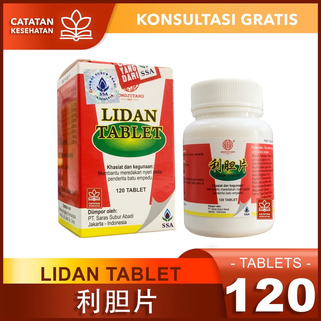 Lidan Tablet // Obat Batu Empedu