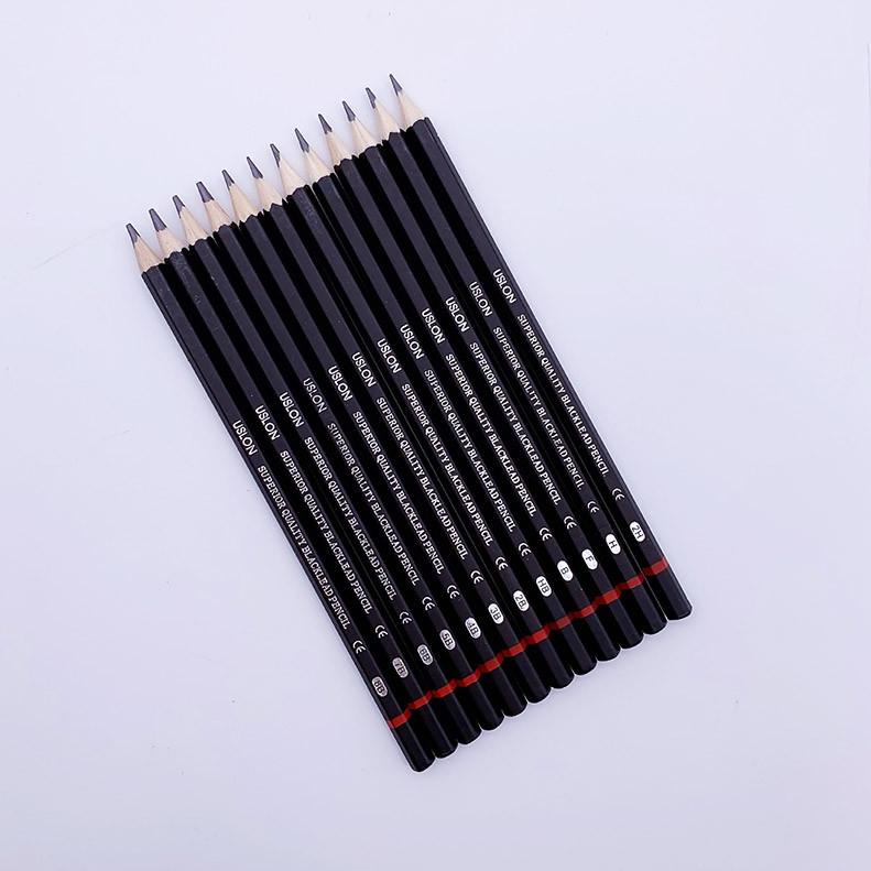

Kejutan Terkini isi 12 pcs Pensil gambar sketsa set lengkap 2H H F B HB 2B 3B 4B 5B 6B 7B 8B Charcoal Pencils Set