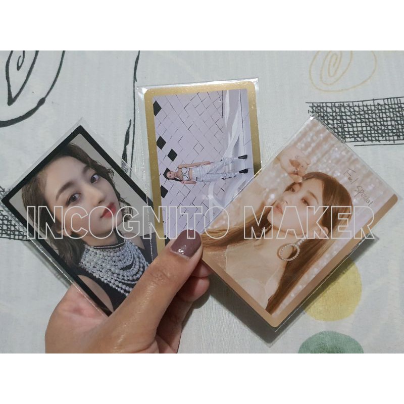 TWICE FEEL SPECIAL POB PC JIHYO CHAEYOUNG GROUP GOLD CARD PHOTOCARD PRE ORDER BENEFIT