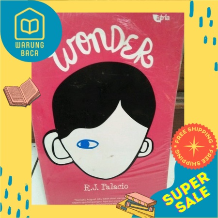 [WARUNG BACA] WONDER RJ PALACIO VERSI INDONESIA NOVEL TERJEMAHAN ROMANCE ROMANSA ORIGINAL ASLI BEST 