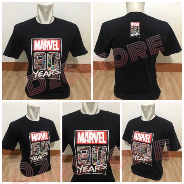 Kaos Marvel Marvel Comics 80 Years Anniversary
