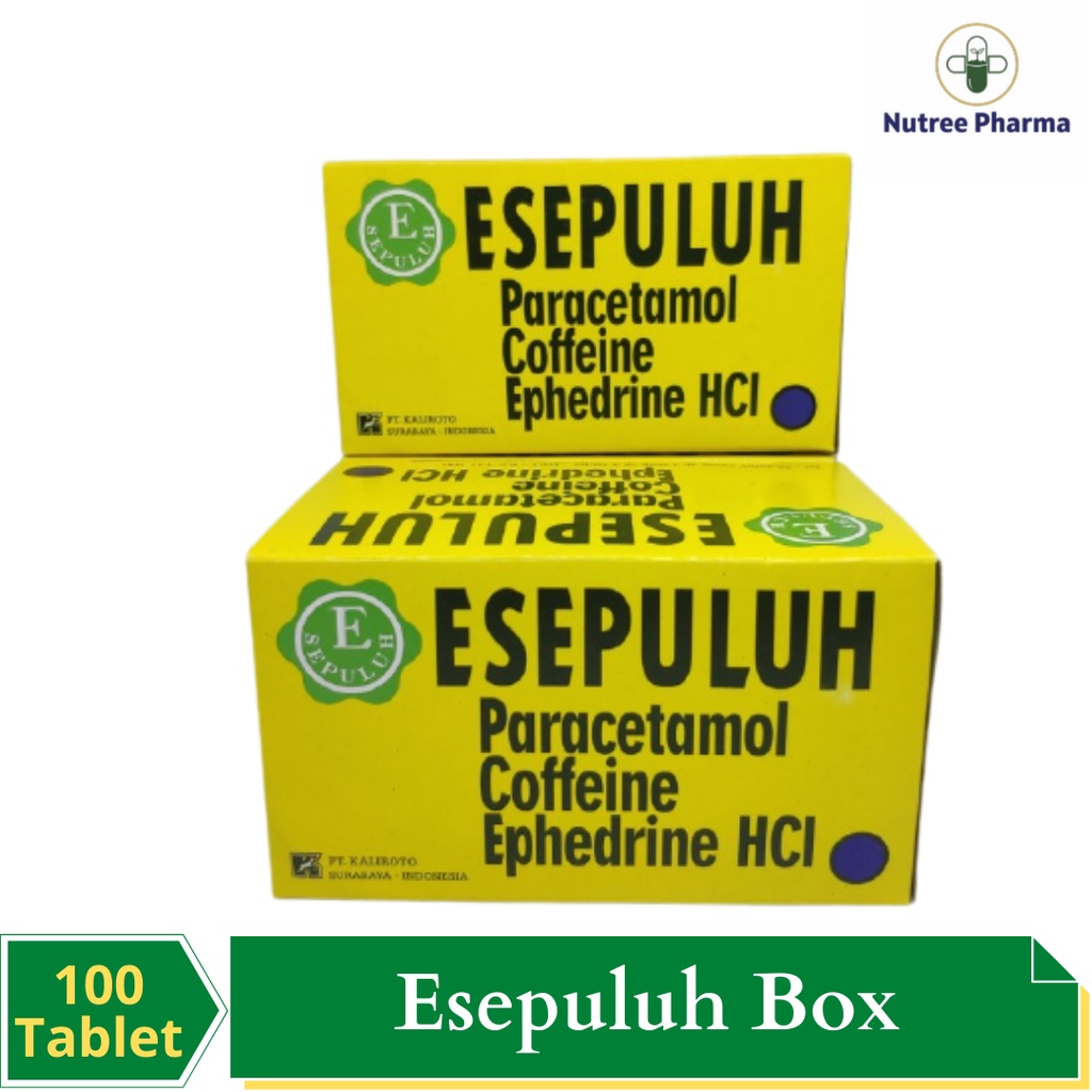 Esepuluh Box isi 100 Tablet