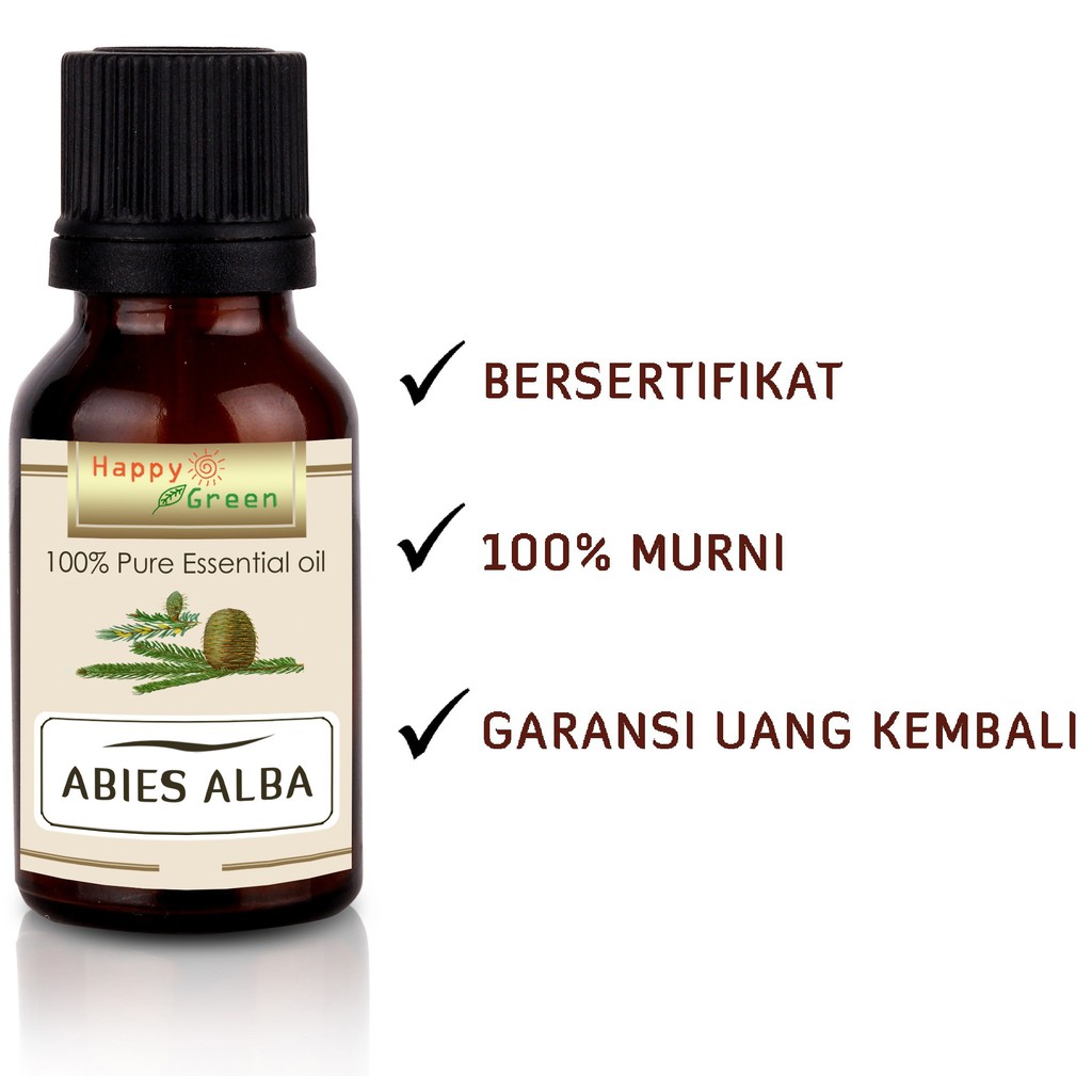 Happy Green Abies Alba Silver Fir Essential Oil - Minyak Atsiri Cemara Perak