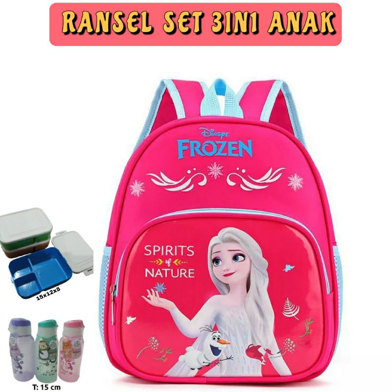 dem_sare / DS1137 - Tas Ransel Anak sekolah PAUD TK SD Karakter Bag Backpack Mini Motif Cartoon Cute