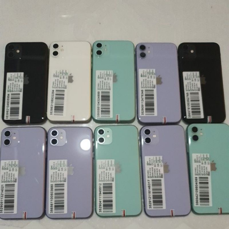 IPHONE 11 64GB 128GB 256GB SECOND IBOX / INTER FULLSET