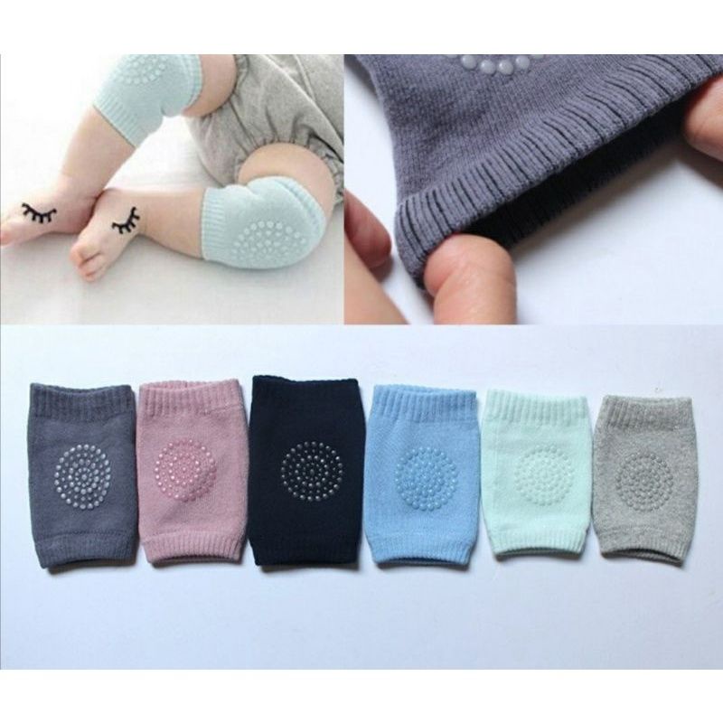 Kaos Kaki Lutut Bayi Anak Perempuan Laki-laki Kaos Kaki Bayi Anti Slip Pelindung Lutut Bayi Kneepad Knee Protector Kaos Kaki