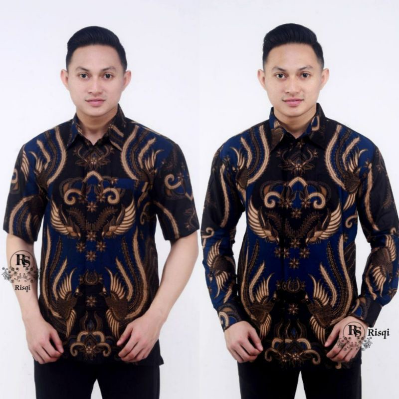 Batik pria / Kemeja batik pria lengan panjang / Batik terbaru BSWART