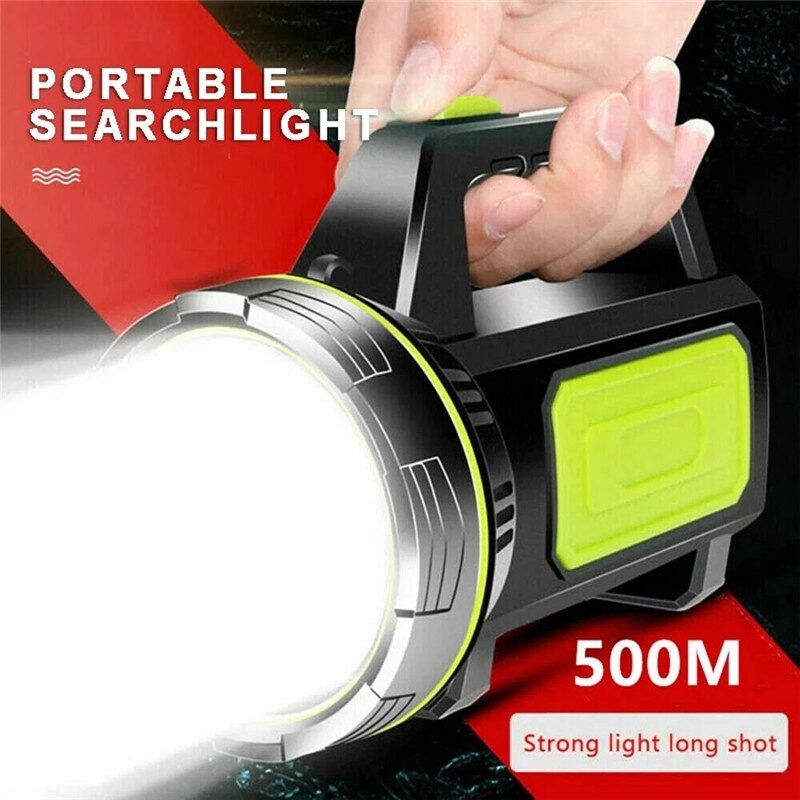 Senter LED Superterang Lampu Senter Led Usb Superterang Jarakjauh Super Bright Recharge 10W 13500 Lumens