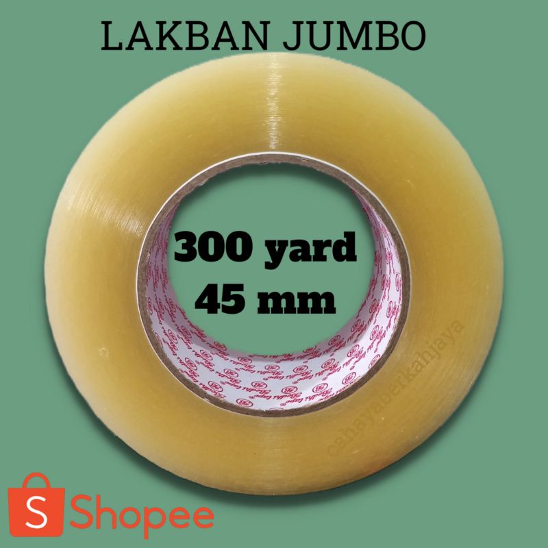 

lakban bening jumbo 300 yard × 2 inch murah