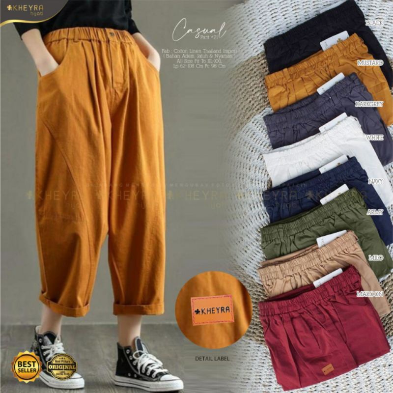 CASUAL PANT CELANA KULOT by Kheyra