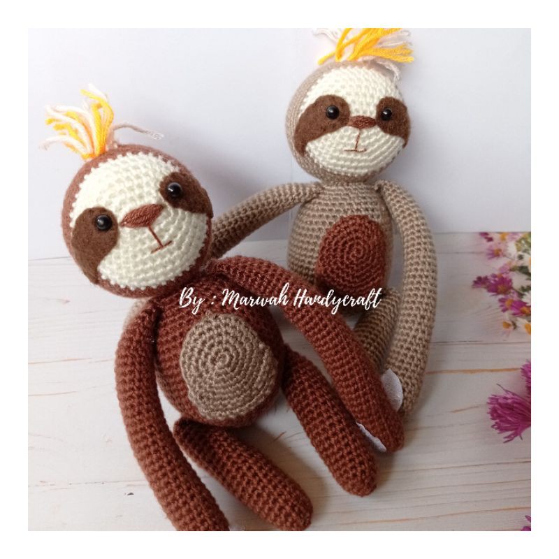 Amigurumi Sloth | Boneka Rajut Sloth